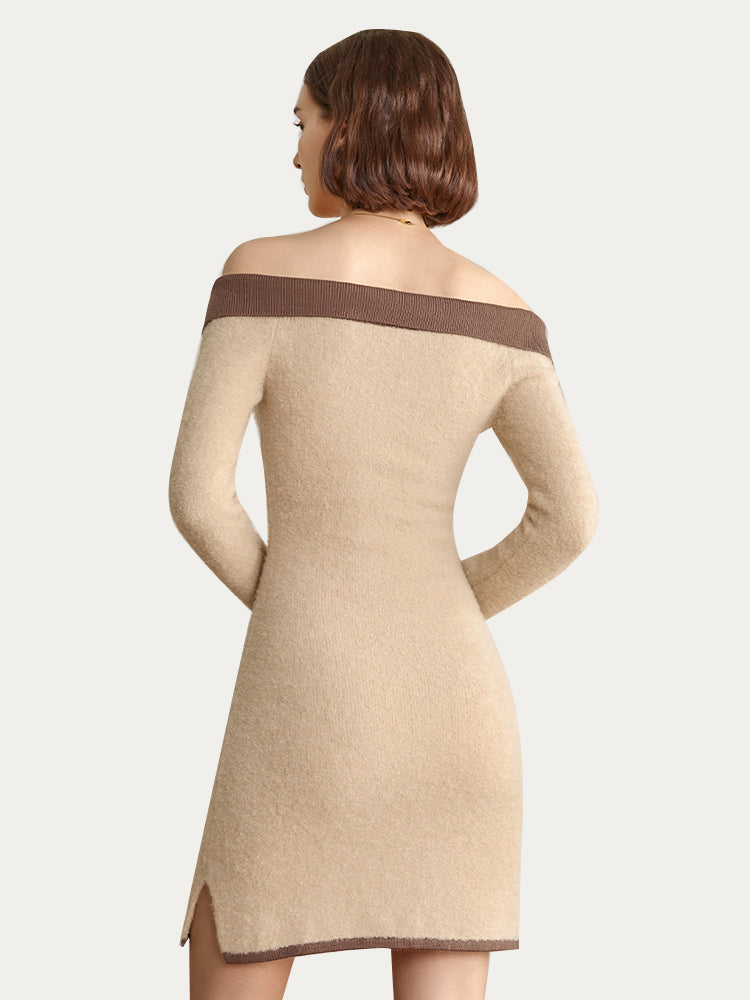 Giada One-Shoulder Knit Dress