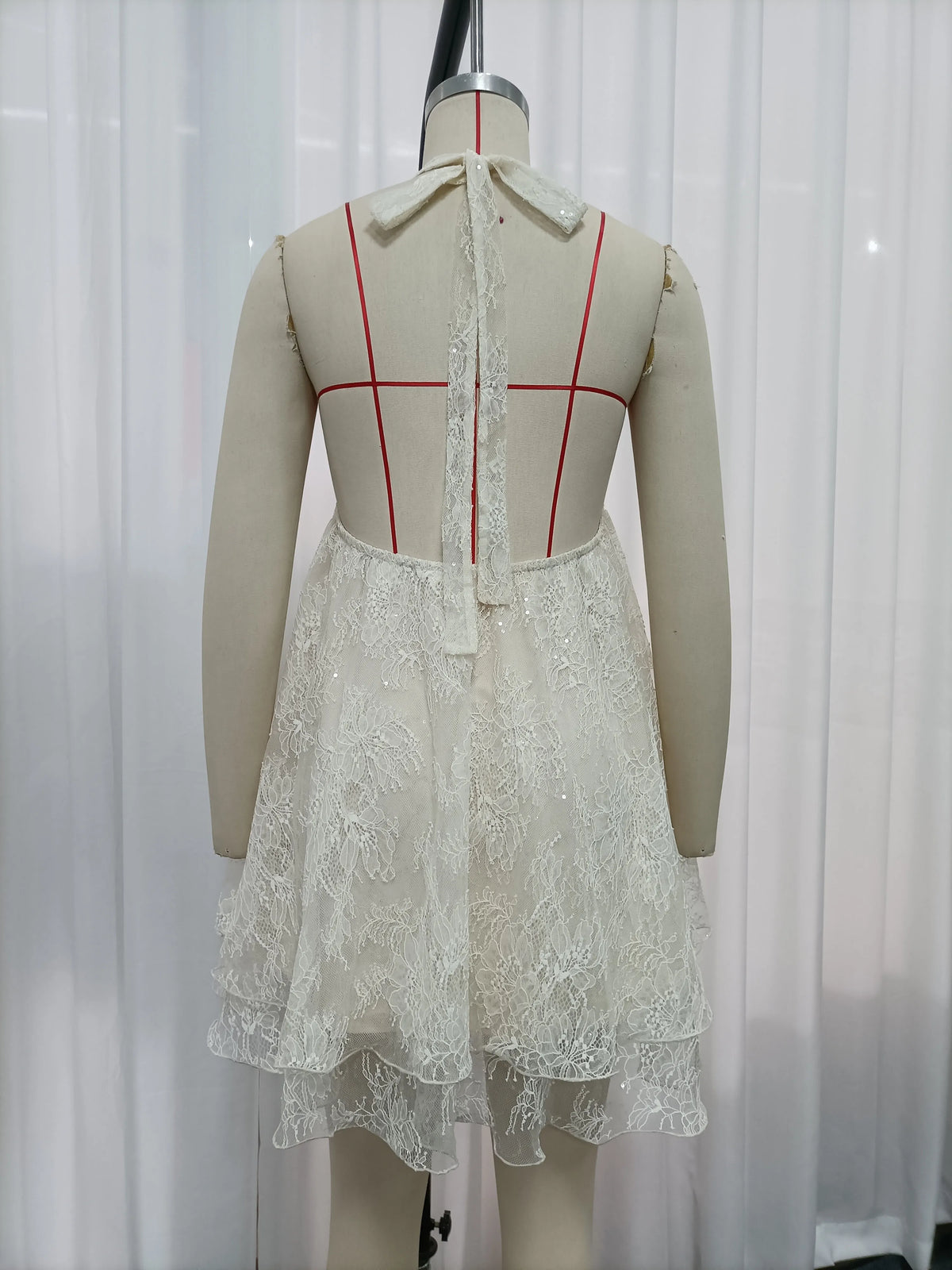 Imogen Sequin Lace Dress