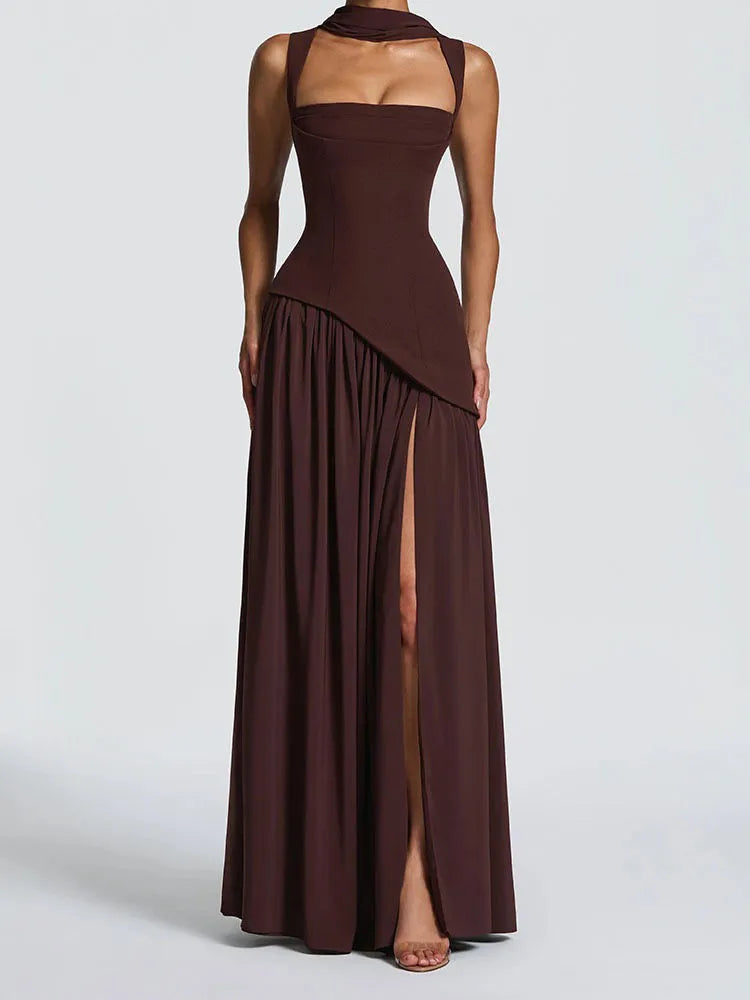 Althea Off-Shoulder Asymmetrical Dress