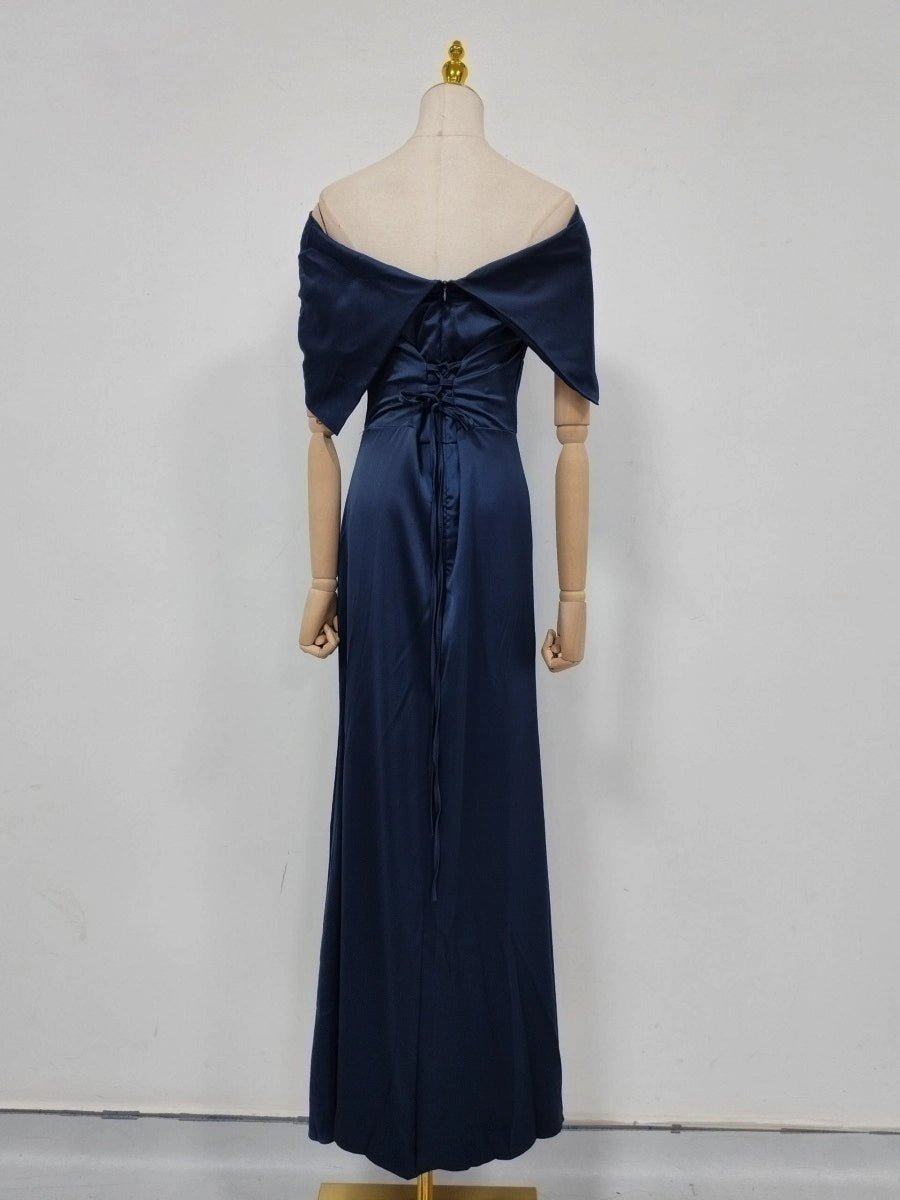 Livia One-Shoulder Lace Dress