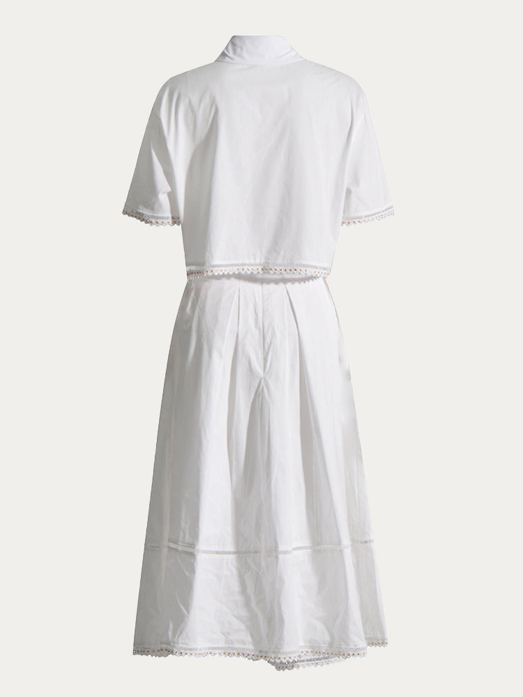Felice Pleated Pocket Two-Piece Set