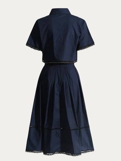 Felice Pleated Pocket Two-Piece Set