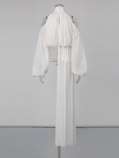 Eira Off-Shoulder Asymmetrical Dress