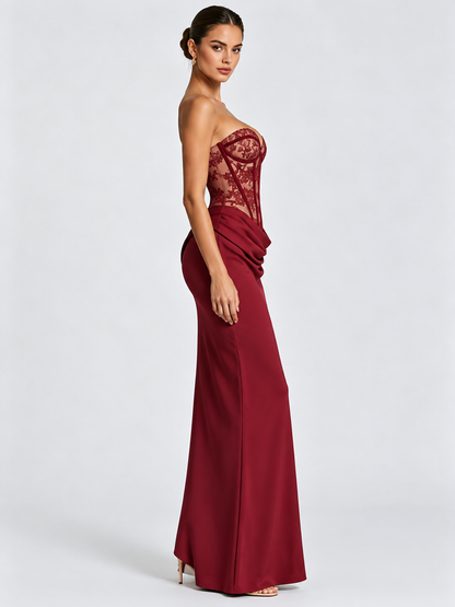 Kaia Off-Shoulder Lace Dress