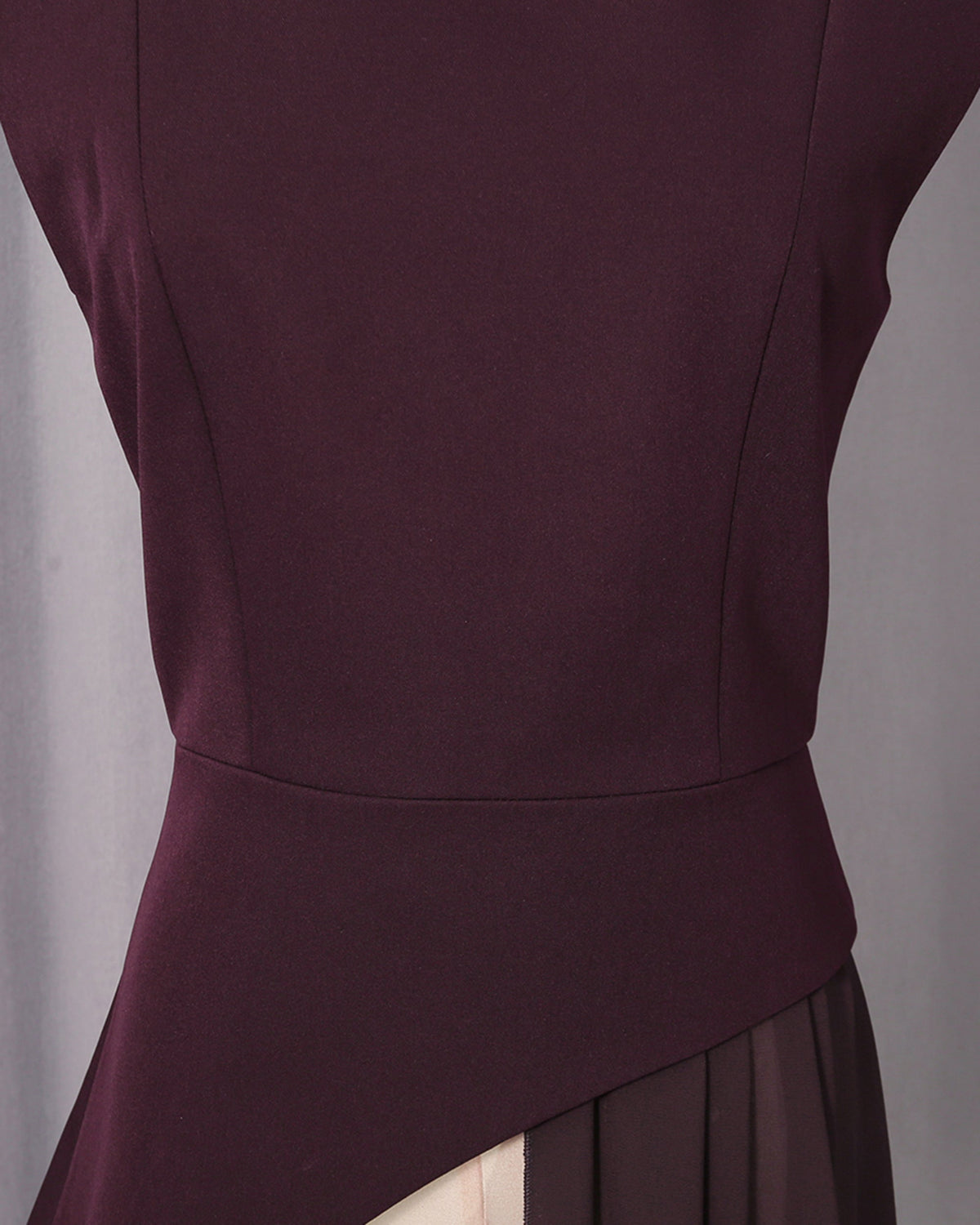 Lavinia Round-Neck Draped Blouse
