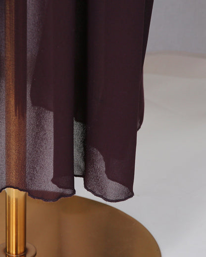 Lavinia Round-Neck Draped Blouse