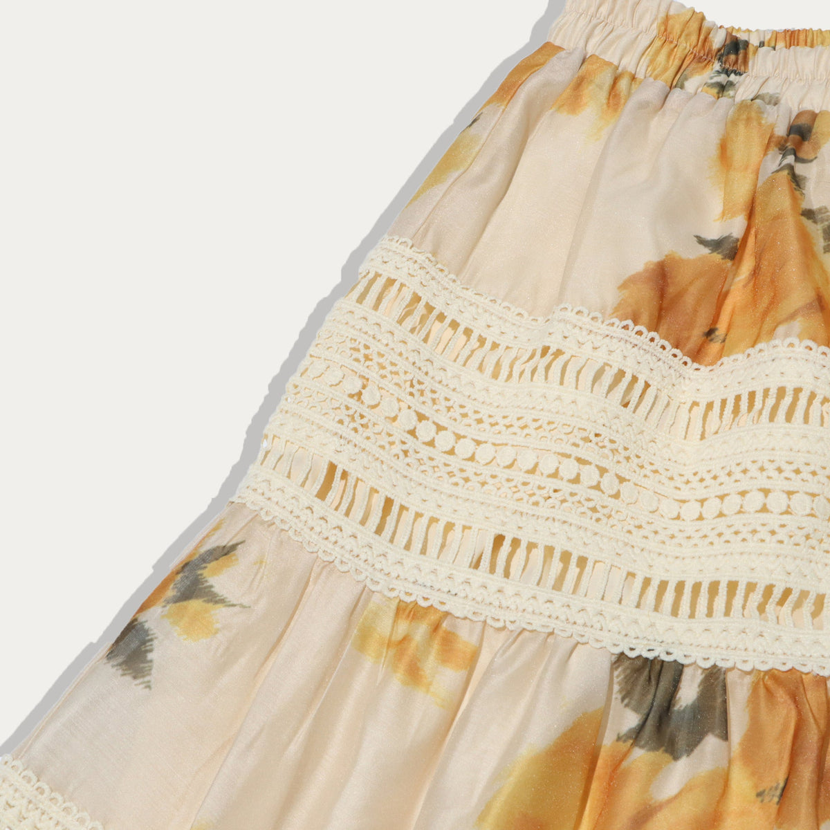 Ilona Round-Neck Lace Two-Piece Set
