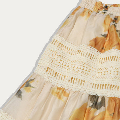 Ilona Round-Neck Lace Two-Piece Set