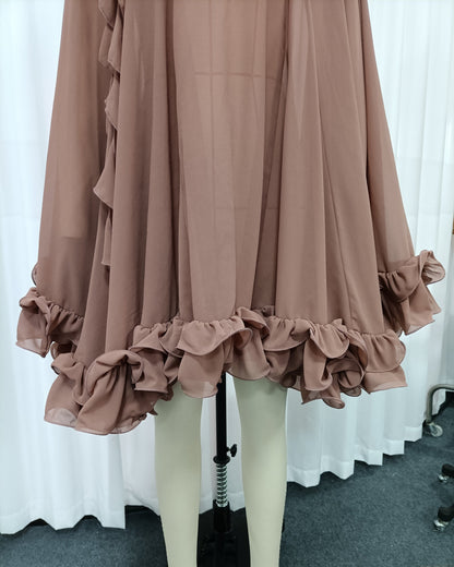 Lorena Floral Ruffle Mini Dress