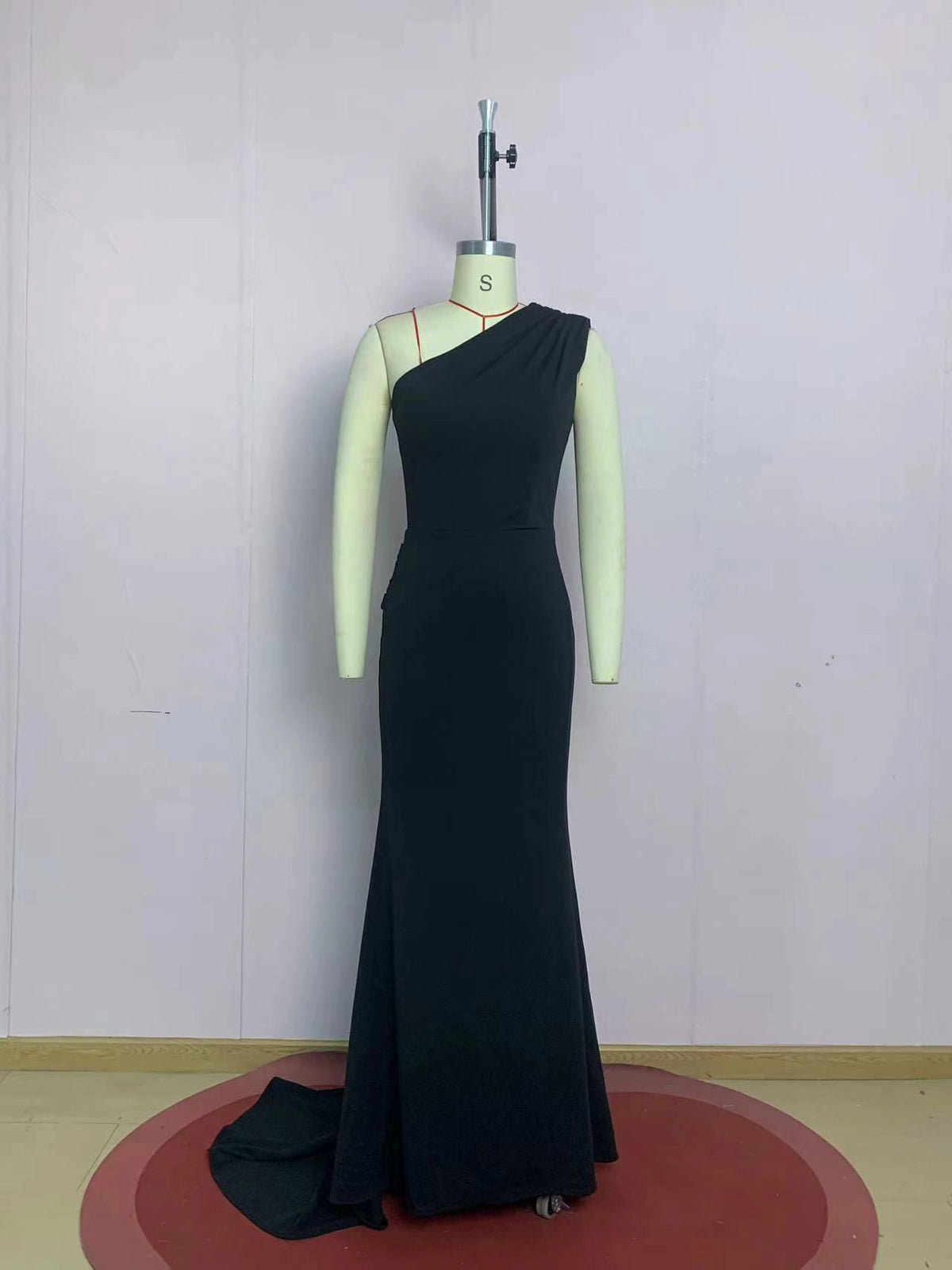 Emilia One-Shoulder Asymmetrical Dress