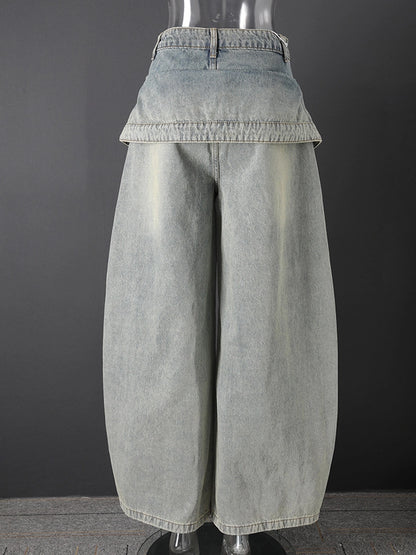 Nova Deconstructed Layered Jeans