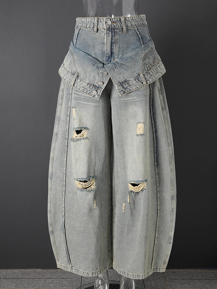 Nova Deconstructed Layered Jeans