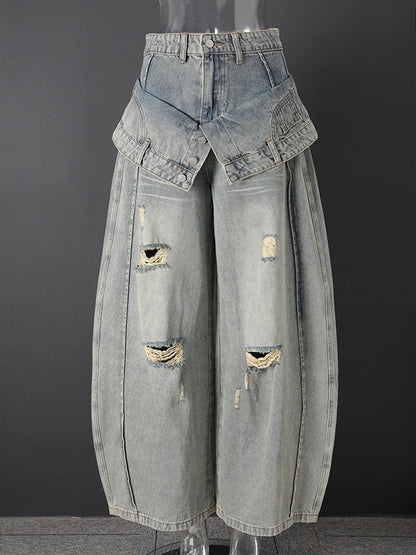 Nova Deconstructed Layered Jeans