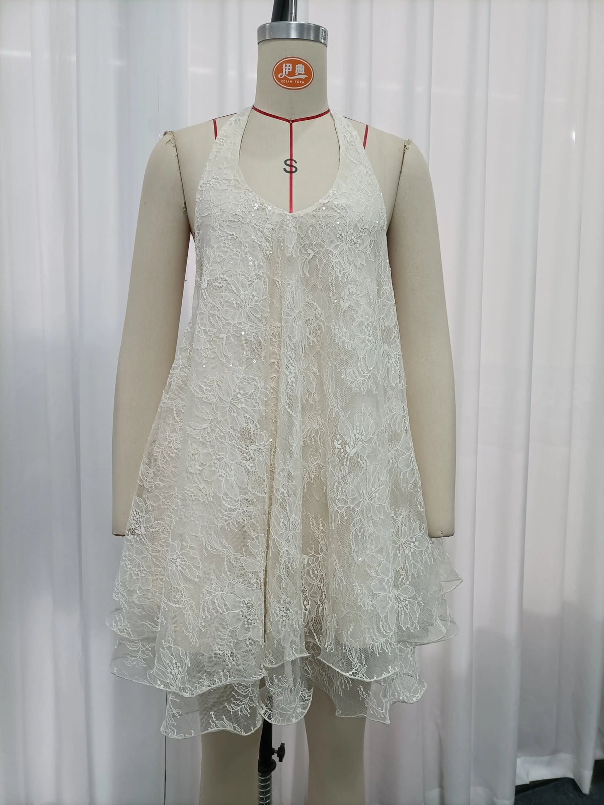 Imogen Sequin Lace Dress