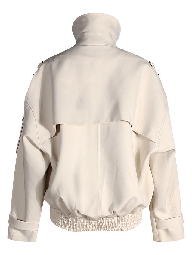 Ava Buttoned Panelled Jacket