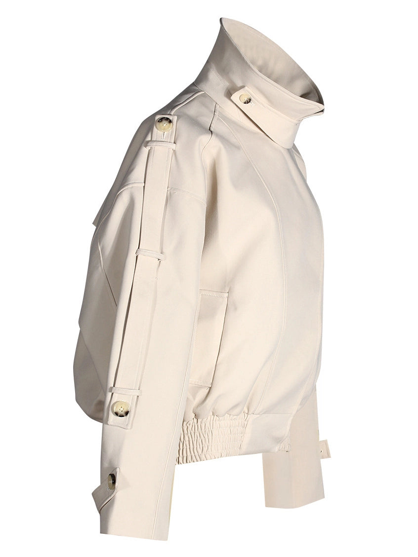 Ava Buttoned Panelled Jacket