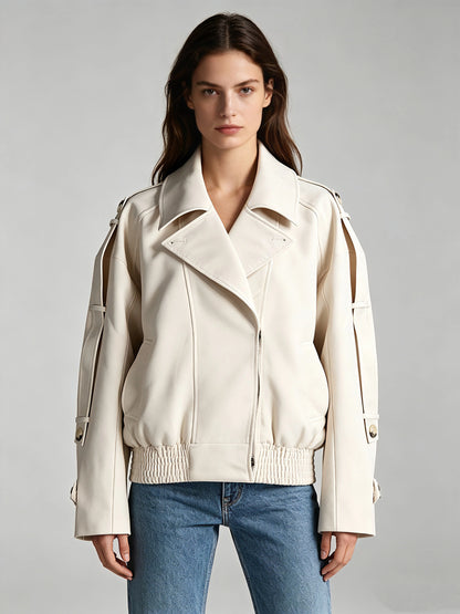 Ava Buttoned Panelled Jacket