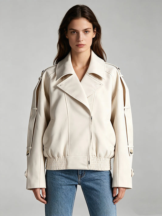 Ava Buttoned Panelled Jacket