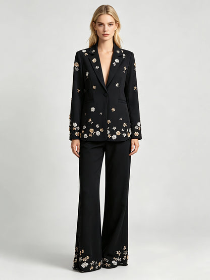 Carina Geometric Panelled Two-Piece Set