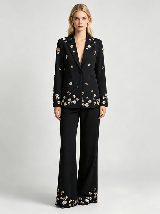 Carina Geometric Panelled Two-Piece Set