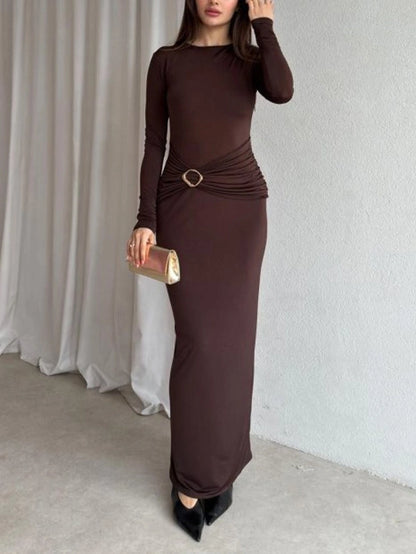 Liv Metallic Panelled Dress
