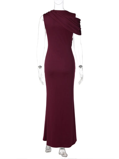 Lara One-Shoulder Cut-Out Dress