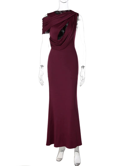 Lara One-Shoulder Cut-Out Dress