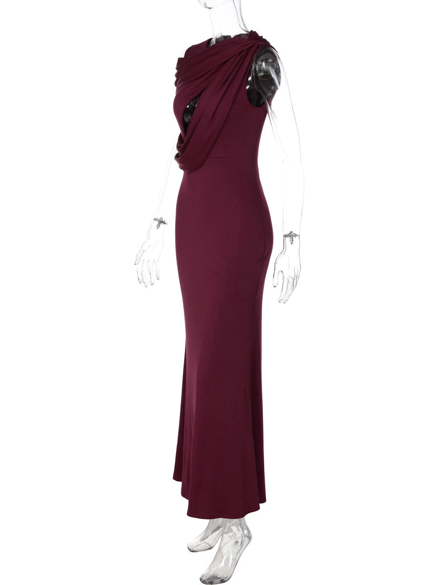 Lara One-Shoulder Cut-Out Dress