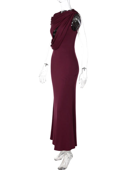 Lara One-Shoulder Cut-Out Dress
