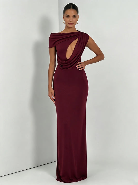 Lara One-Shoulder Cut-Out Dress