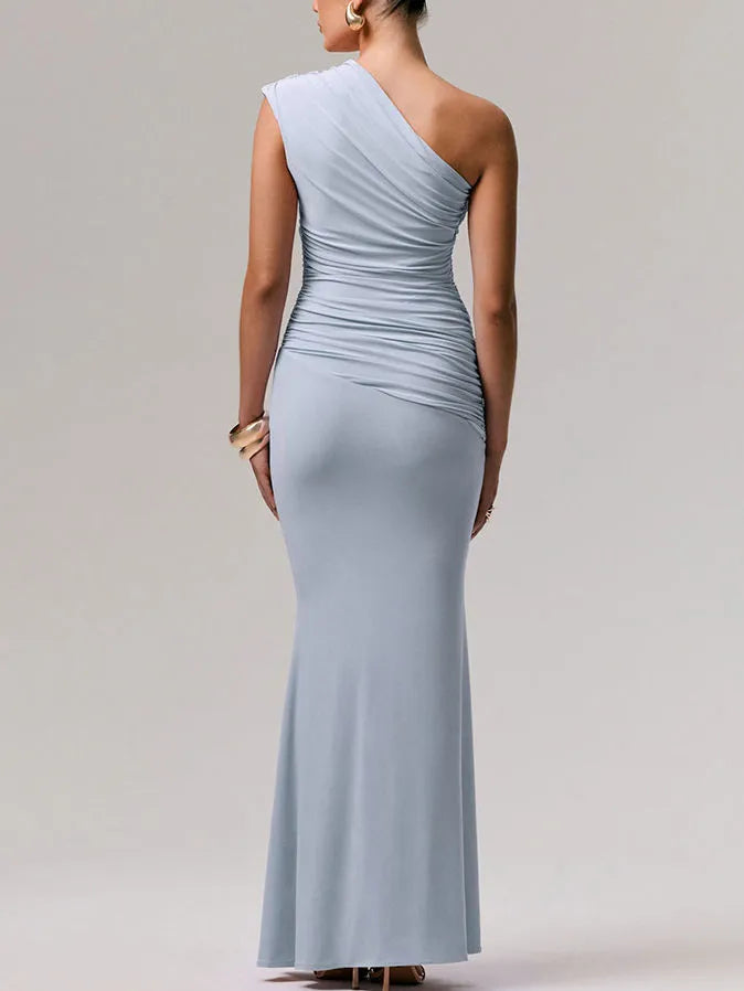 Azalea One-Shoulder Ruched Dress