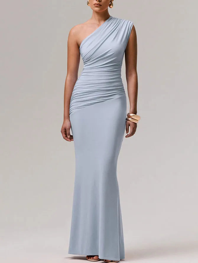 Azalea One-Shoulder Ruched Dress
