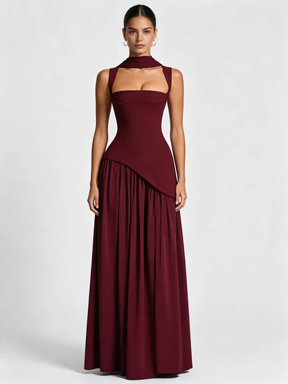 Althea Off-Shoulder Asymmetrical Dress