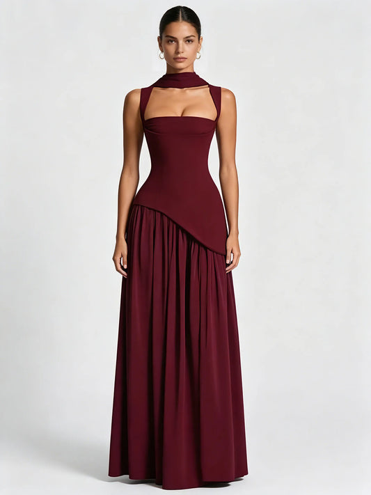 Althea Off-Shoulder Asymmetrical Dress