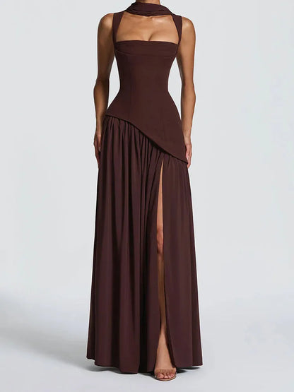 Althea Off-Shoulder Asymmetrical Dress