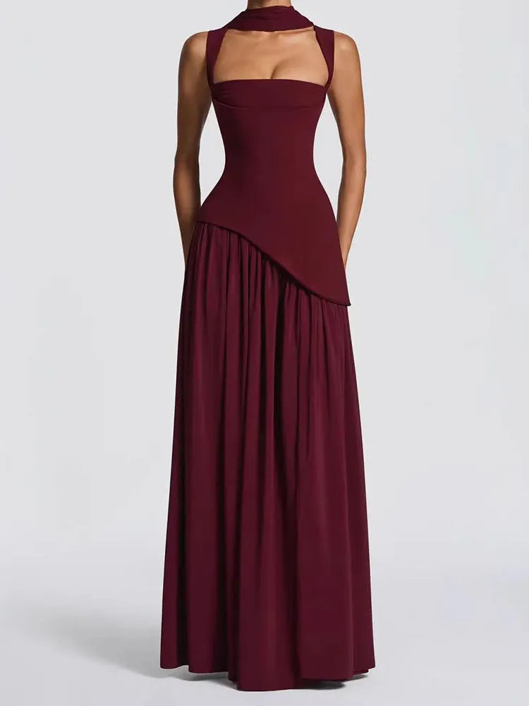 Althea Off-Shoulder Asymmetrical Dress