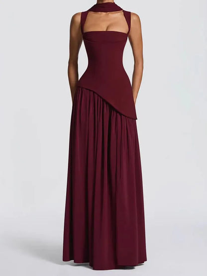 Althea Off-Shoulder Asymmetrical Dress
