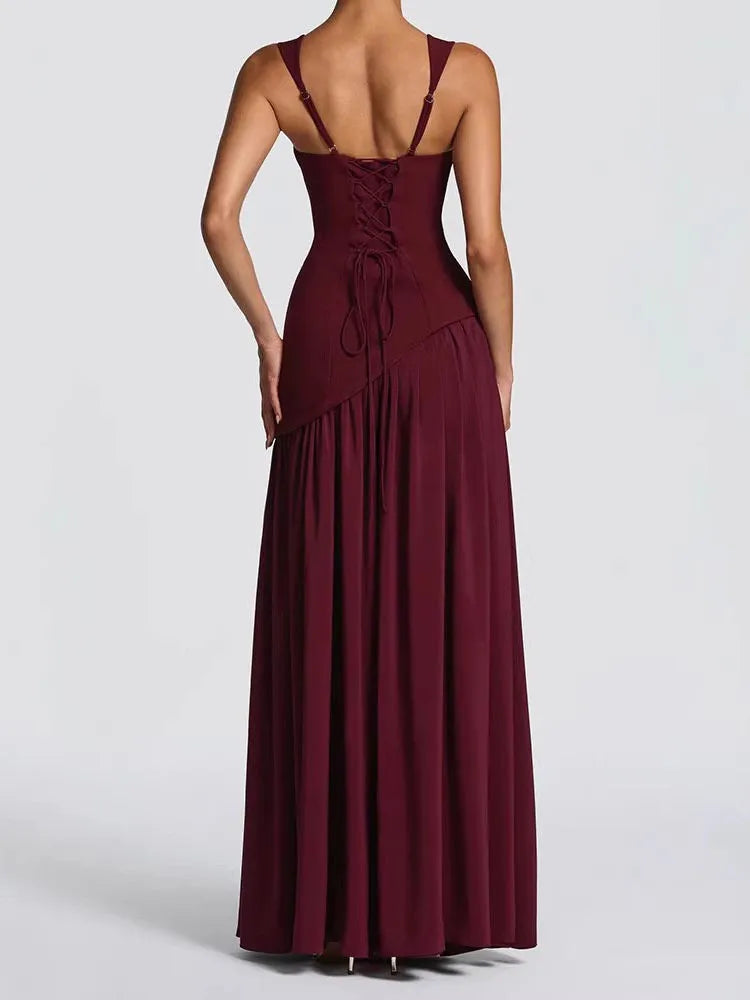 Althea Off-Shoulder Asymmetrical Dress