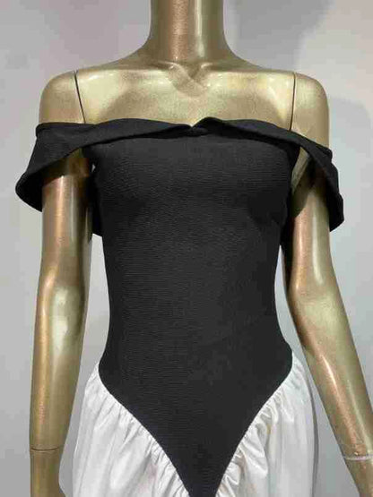 Rosalie Off-Shoulder Pleated Dress
