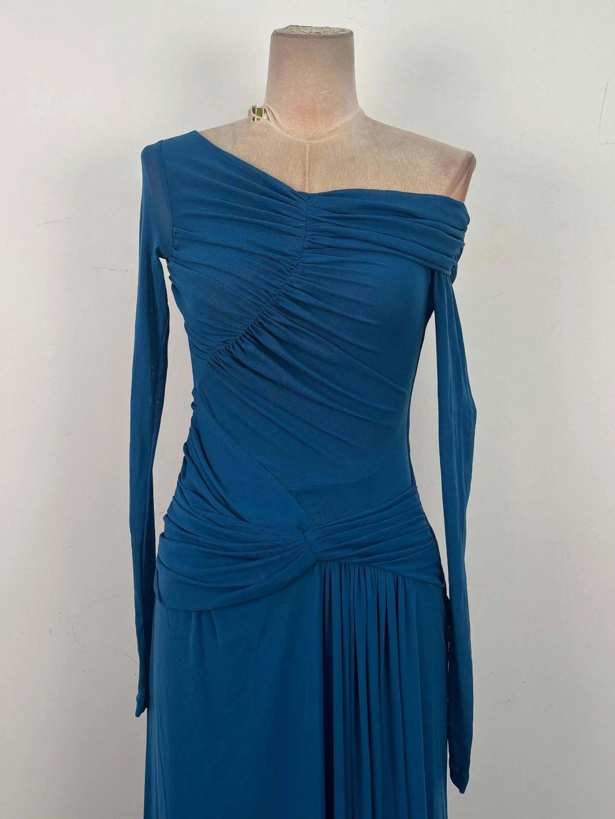 Odette Off-Shoulder Pleated Dress