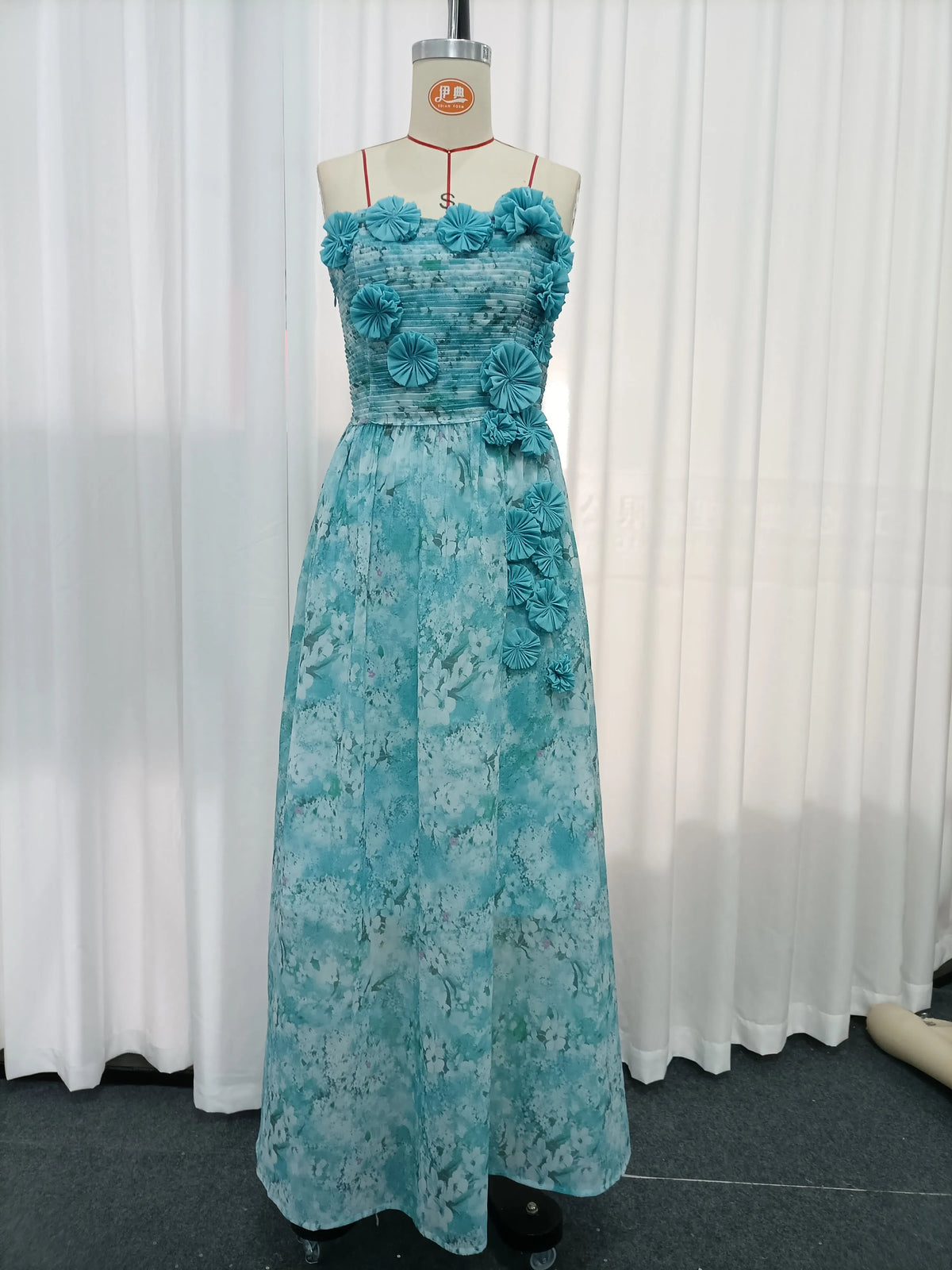 Leonie Off-Shoulder Appliqué Dress