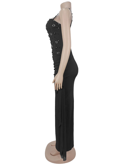 Amelie Off-Shoulder Pleated Dress
