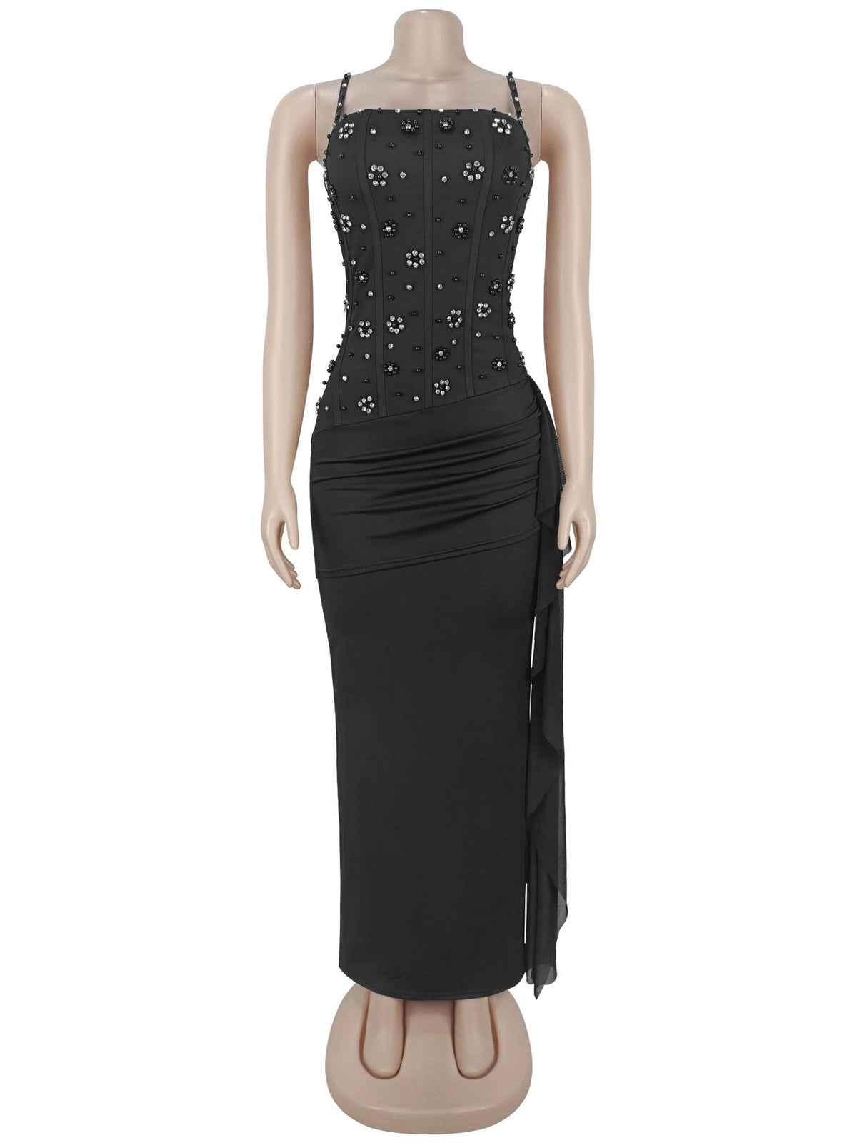 Amelie Off-Shoulder Pleated Dress