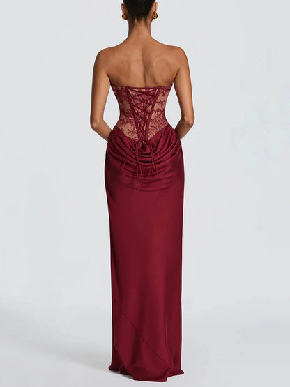 Kaia Off-Shoulder Lace Dress