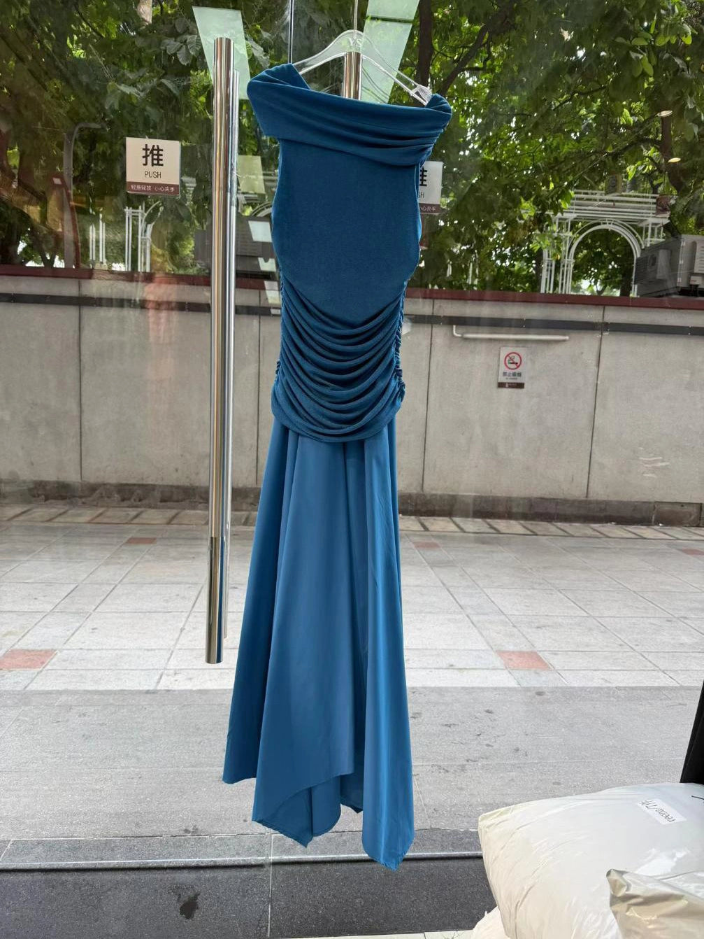 Dahlia Off-Shoulder Ruched Maxi Dress