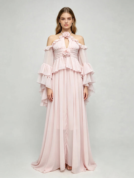 Cassia Off-Shoulder Floral Dress