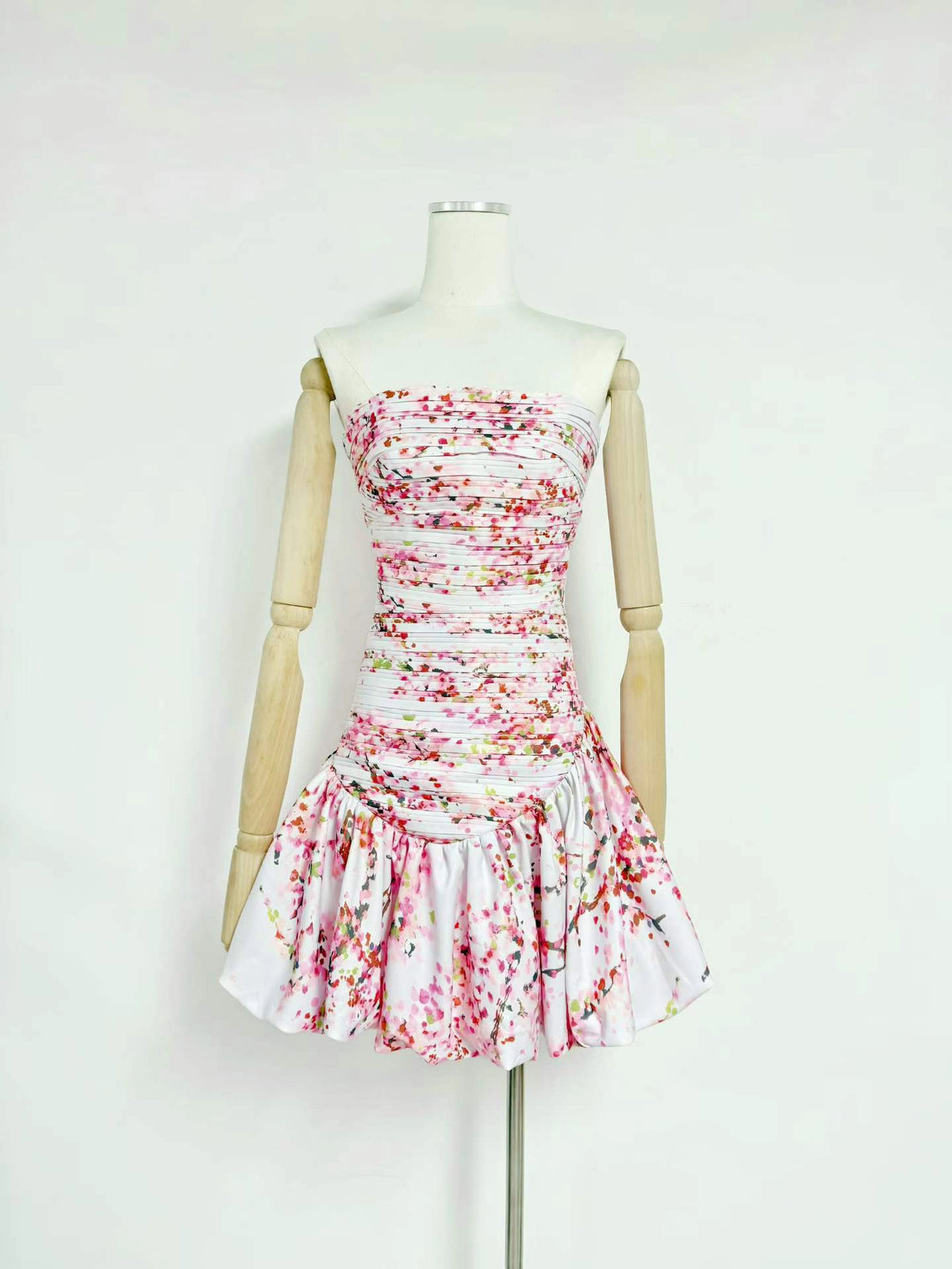 Aria Off-Shoulder Printed Dress