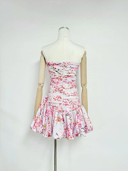 Aria Off-Shoulder Printed Dress