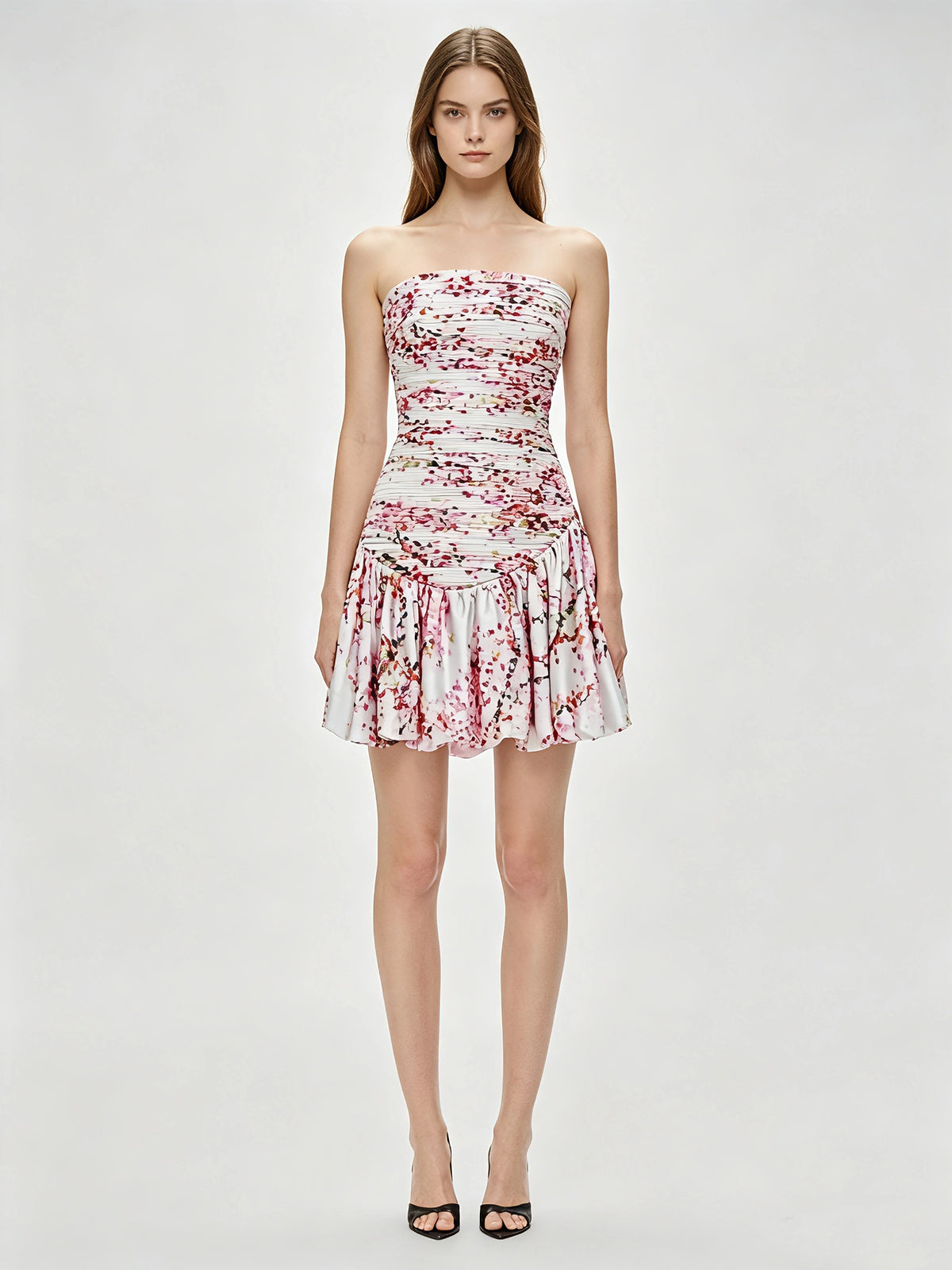 Aria Off-Shoulder Printed Dress