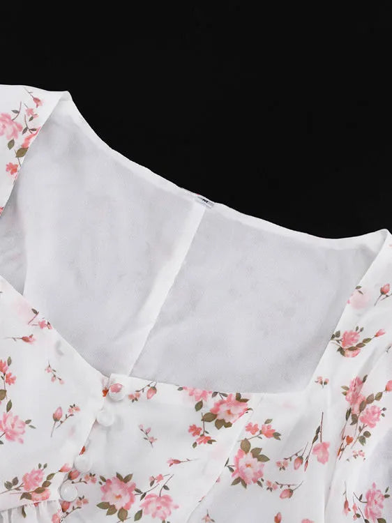 Elina Ruffle Panelled Dress